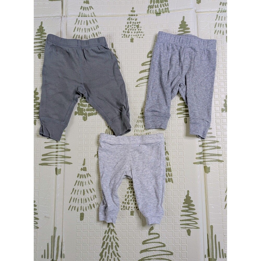Baby Boy Clothes Lot 0-3 Months 15 Pc Gerber Carter's Honest Onesies Pants - Picture 6 of 7